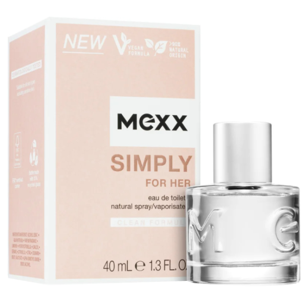 Туалетная вода Женская Mexx Simply For Her 40мл mexx xx by mexx mysterious