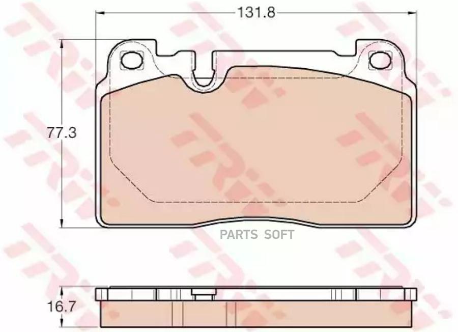 

Колодки Тормозные Audi A7 (15-) Передние (4Шт.) Trw Gdb1974