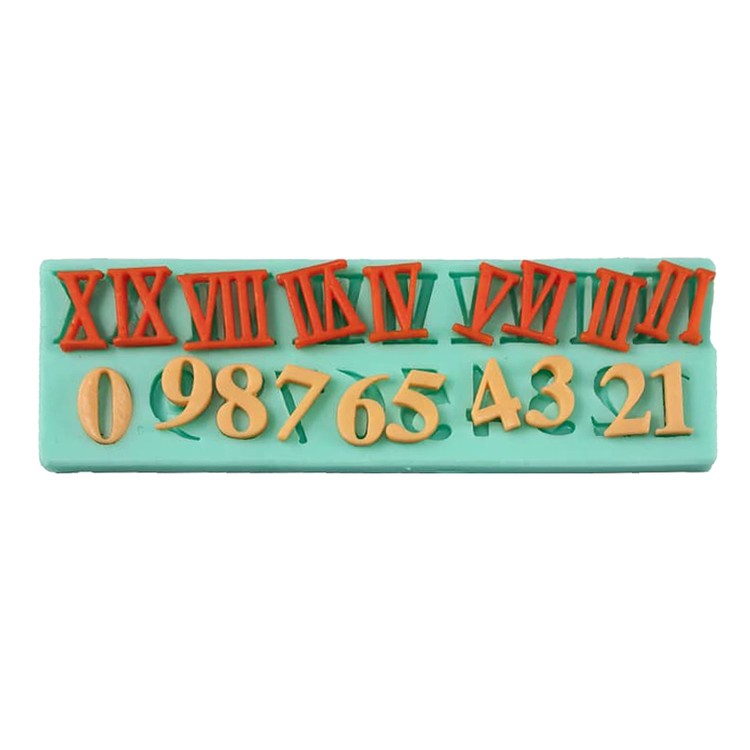 

Силиконовый молд Цифры, 16x5см, Зеленый