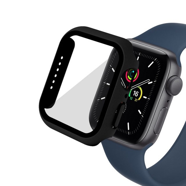 

Стекло и крышка Пианел для Apple Watch black, 45 mm Series 7