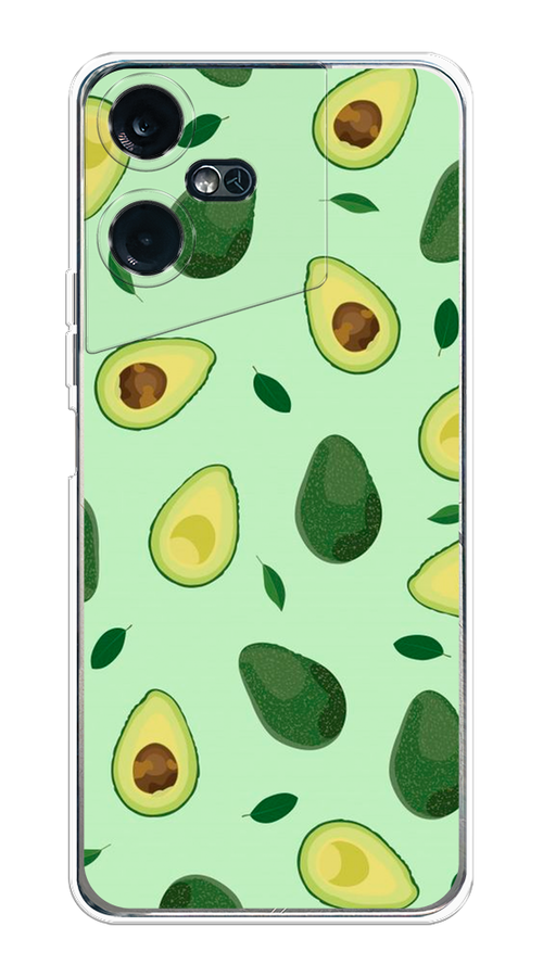 

Чехол на Tecno Pova Neo 3 "Blue avocado", Коричневый;зеленый, 304450-1