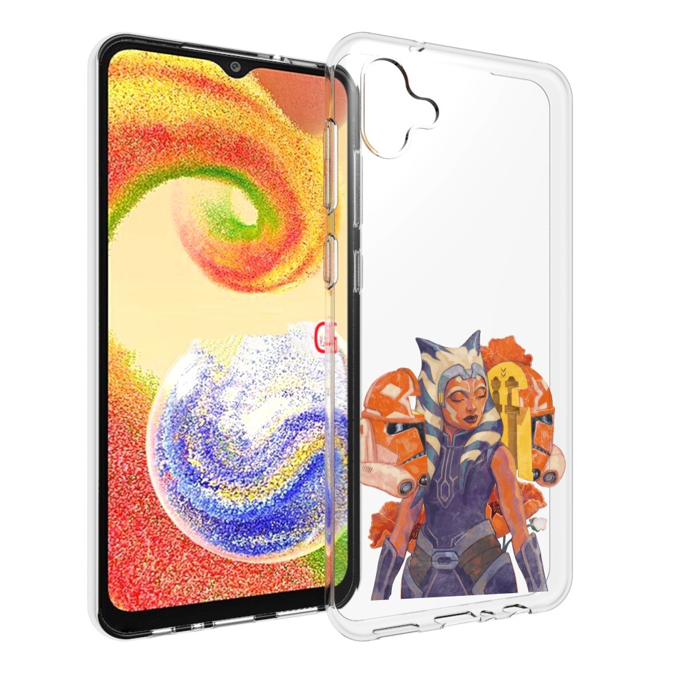 

Чехол MyPads тогрута-асока-тано для Samsung Galaxy A04, Прозрачный, Tocco
