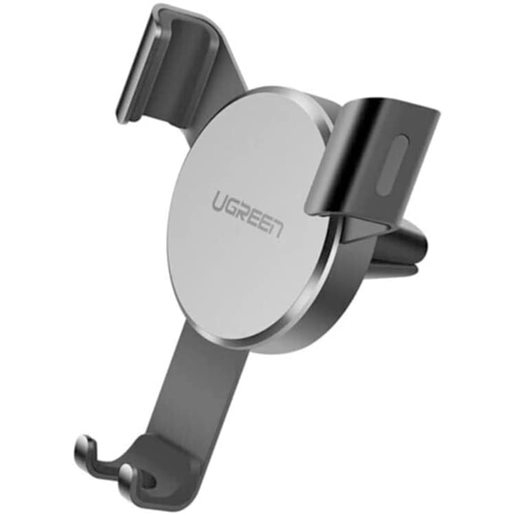 фото Автодержатель ugreen lp130 (40907) gravity drive air vent mount phone holder черный