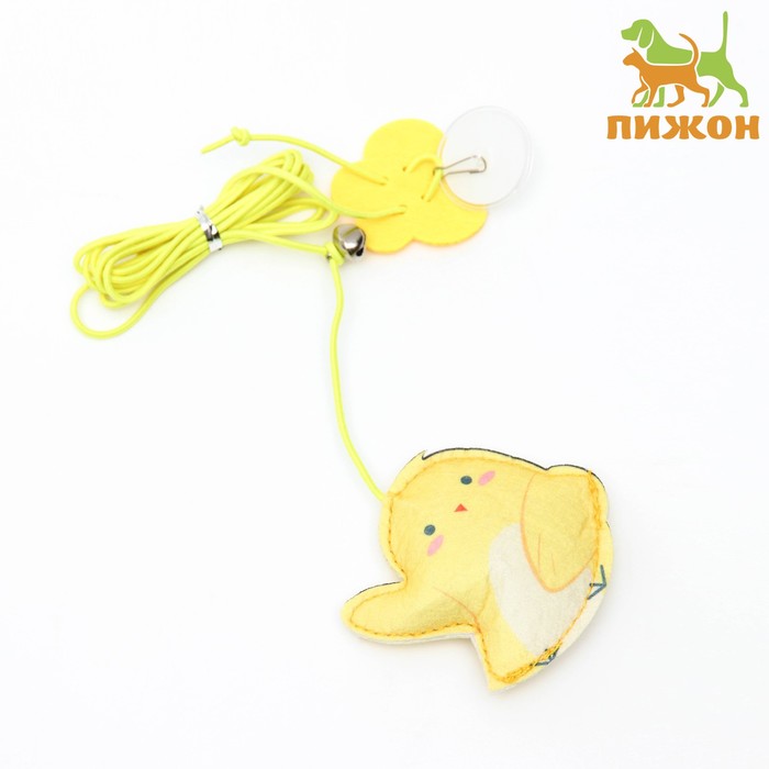 

Игрушка для кошек Пижон Птичка дразнилка с бубенчиком и кошачьей мятой, в ассортименте