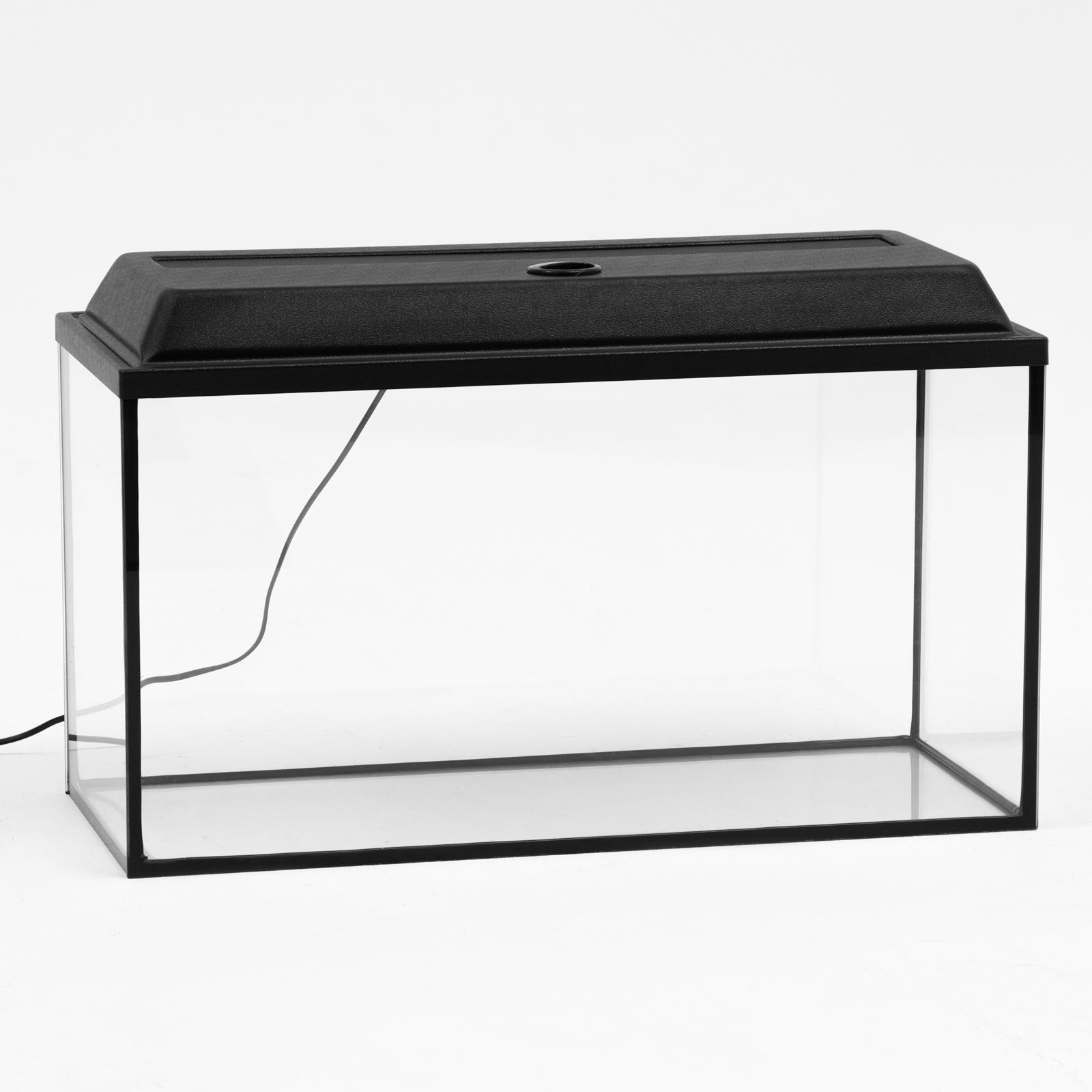 

Аквариум Пижон Аква черный прямоугольный с крышкой 69х29х37см, 75л