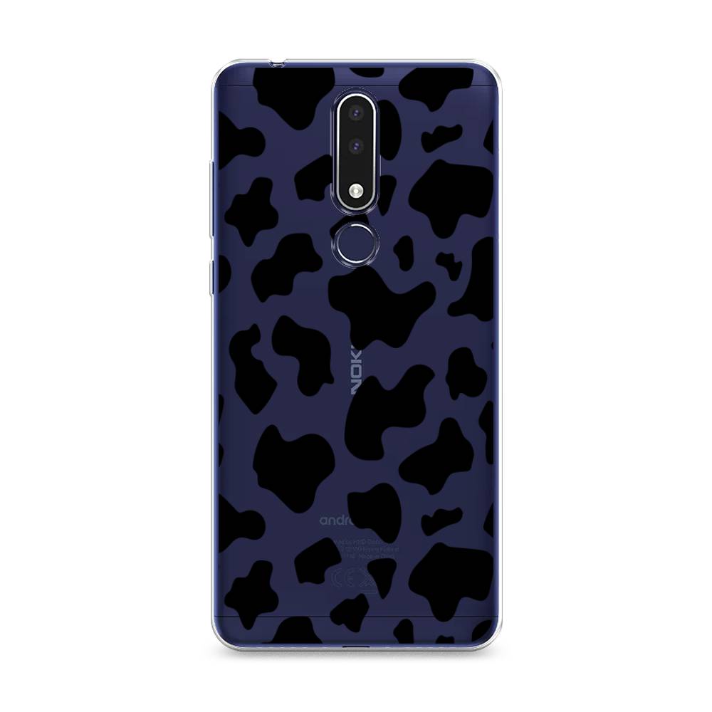 

Чехол Awog на Nokia 3.1 Plus / Нокиа 3.1 Plus "Пятна коровы черные", Черный, 122850-2