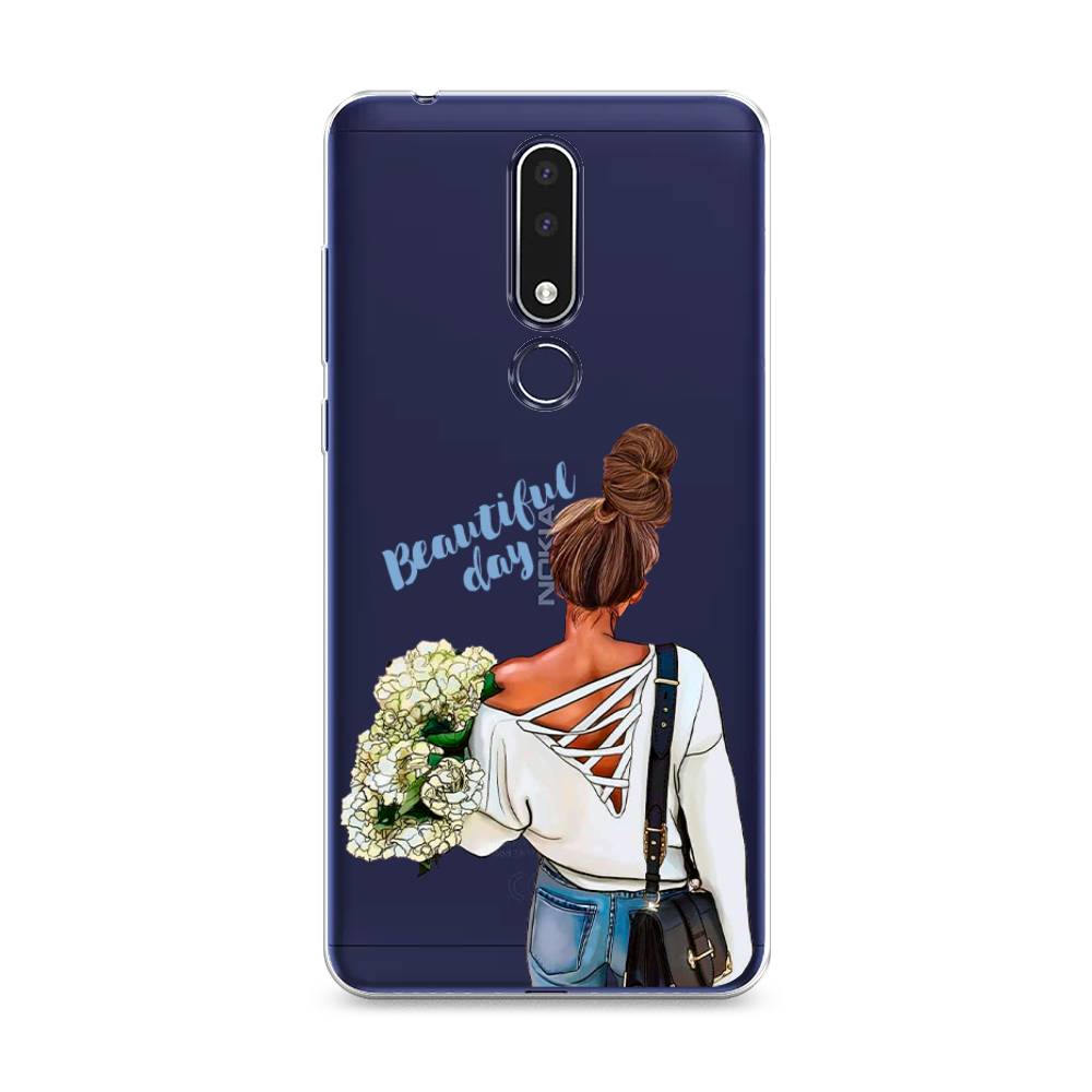 

Чехол Awog на Nokia 3.1 Plus / Нокиа 3.1 Plus "Beautiful day vector", Коричневый;белый;зеленый, 122850-6