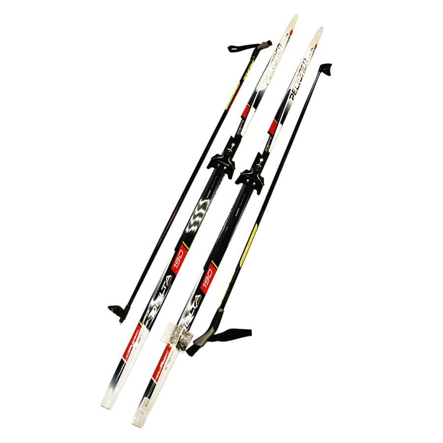 Лыжный комплект STC 75 мм 180 см Pentonen Delta black/red/white