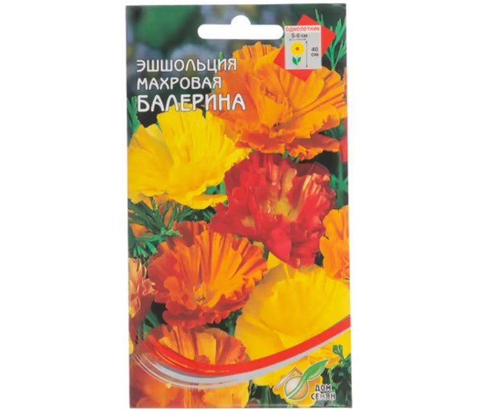 

Семена эшшольция Дом семян Балерина 53402 1 уп., Балерина