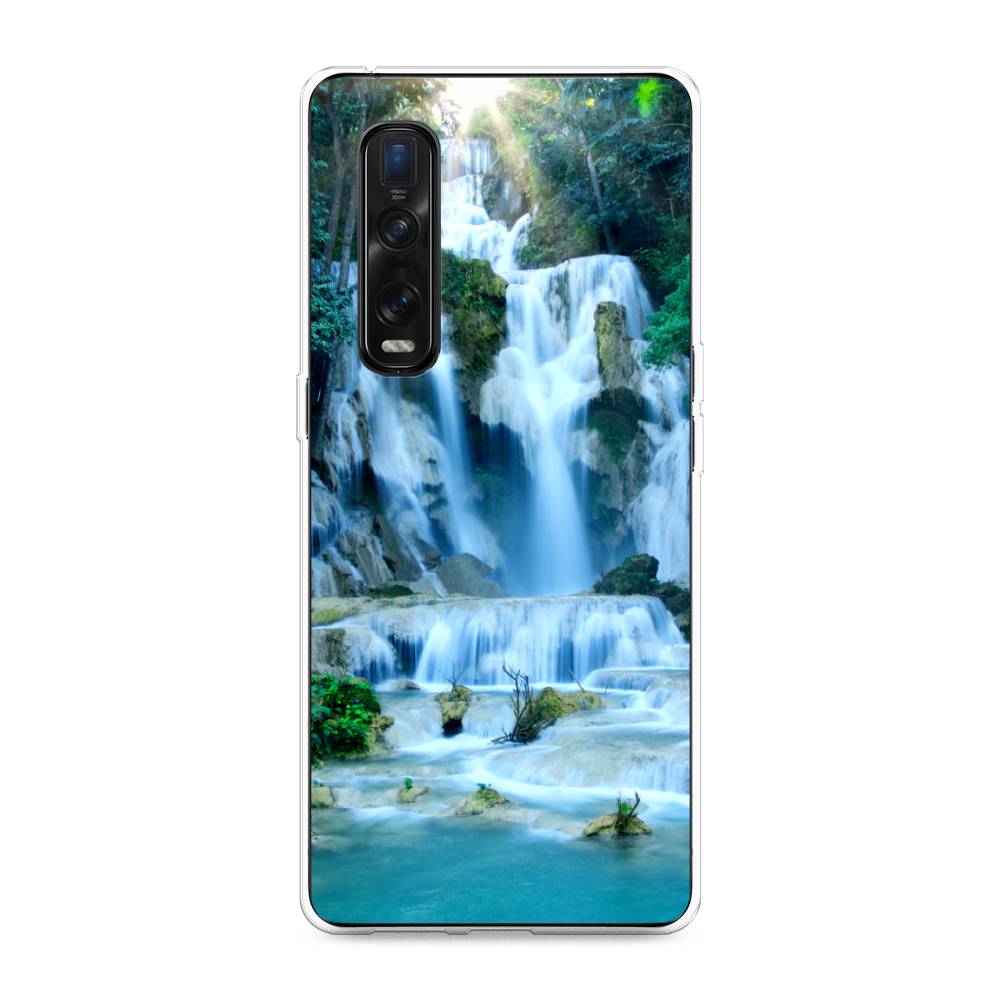 

Чехол Awog на Oppo Find X2 Pro "Водопад 8", Разноцветный, 253350-4