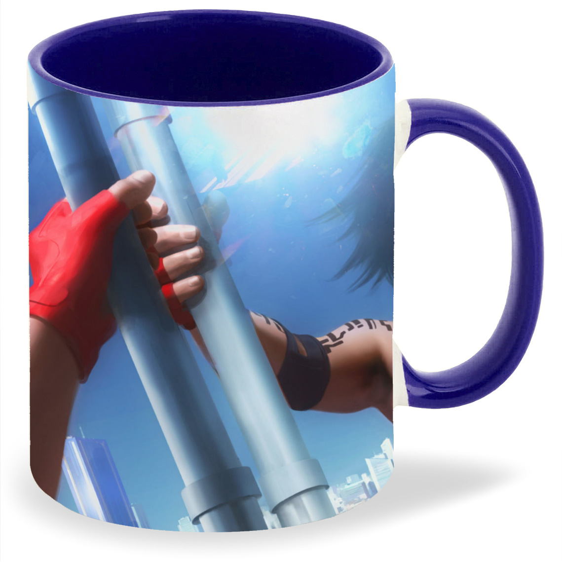 

Кружка CoolPodarok Mirrors Edge Забирается на небоскрёб, Mirrors Edge Забирается на небоскрёб