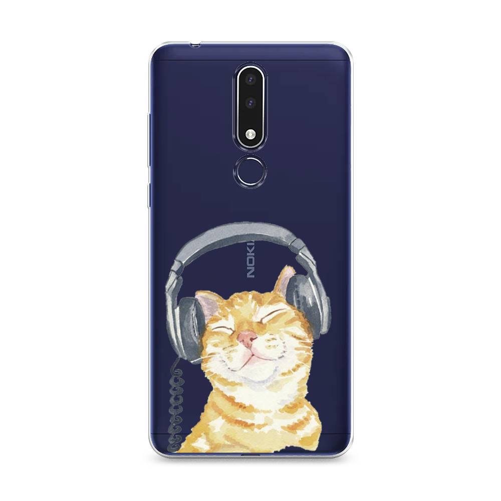 

Чехол Awog "Кот меломан" для Nokia 3.1 Plus