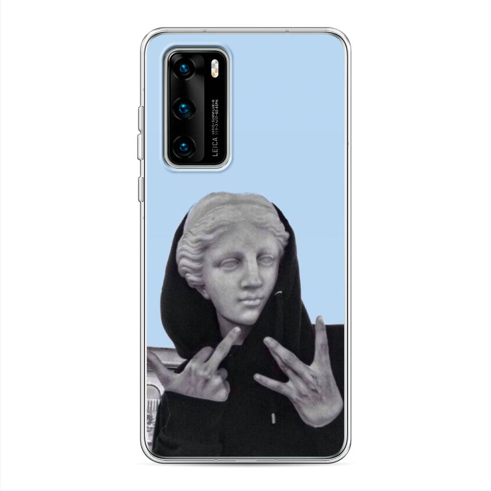 

Чехол Awog на Huawei P40 "SWAG статуя", Голубой, 610850-9