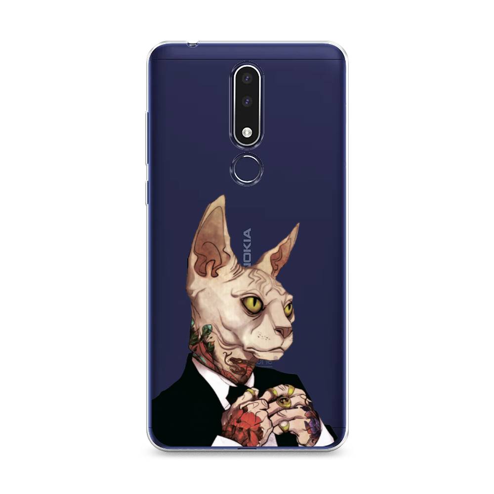 

Чехол Awog на Nokia 3.1 Plus / Нокиа 3.1 Plus "Татуированный сфинкс", Бежевый;черный;красный, 122850-7