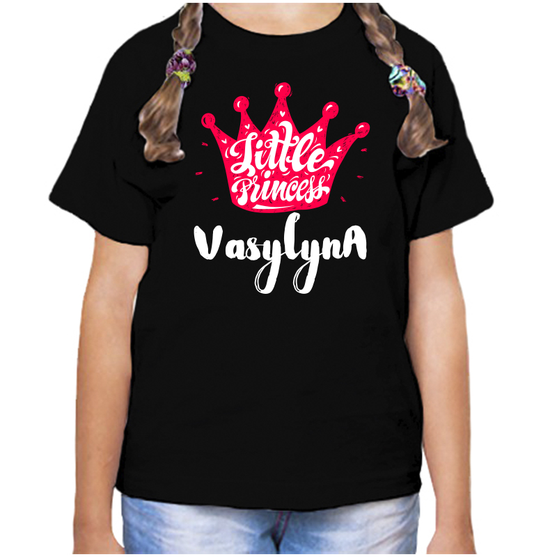 

Футболка девочке черная 28 р-р little princess василина, Черный, fdd_little_princess_Vasilina