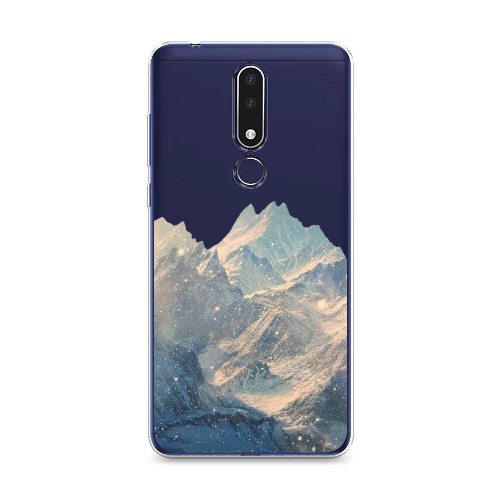 

Чехол Awog на Nokia 3.1 Plus / Нокиа 3.1 Plus "Горы арт 2", Серый, 122850-10