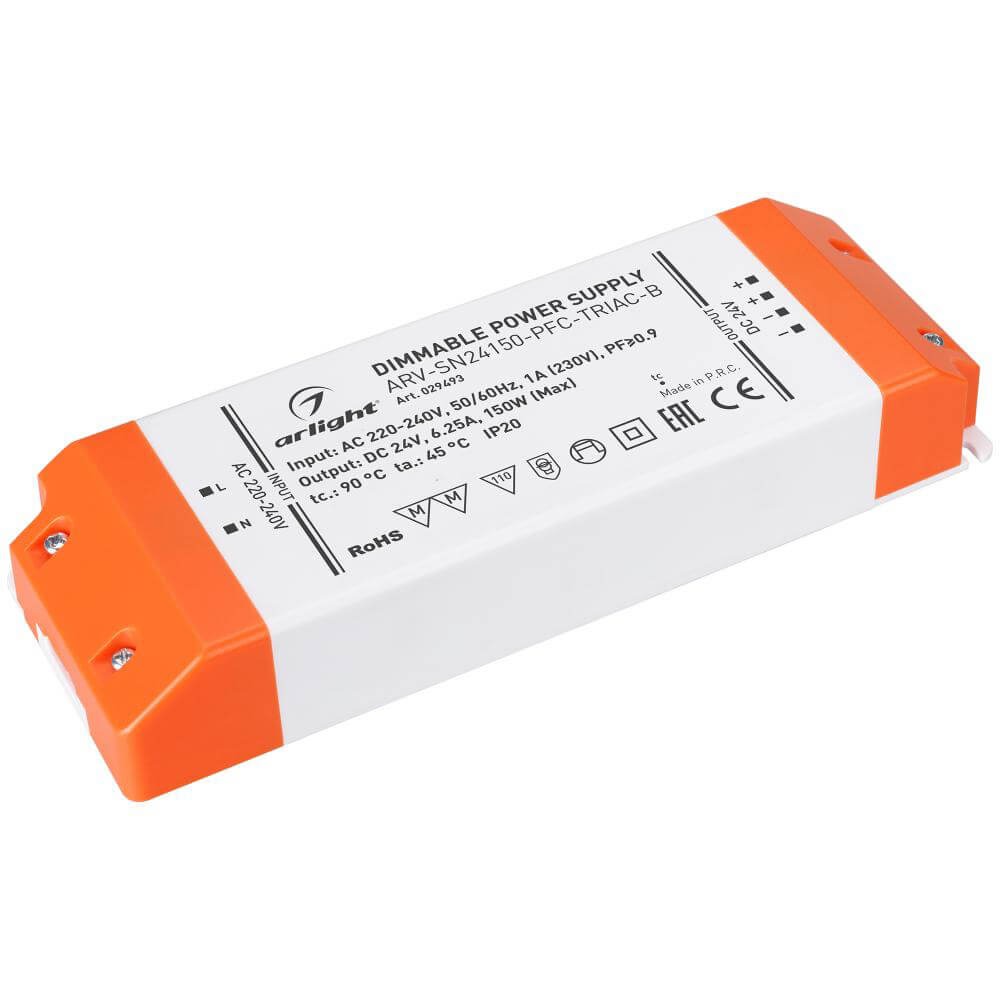 

Блок питания Arlight ARV-SN24150-PFC-C 026815, Белый, 26815