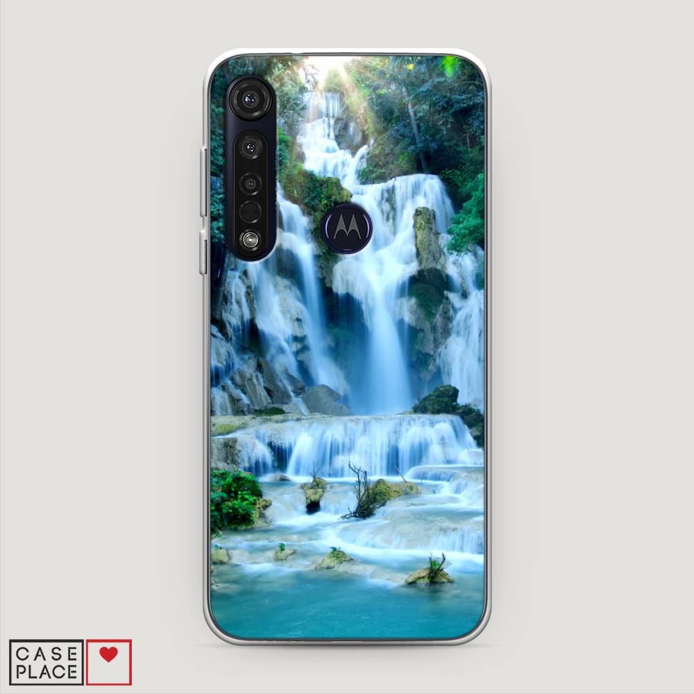 

Чехол Awog на Motorola Moto G8 Plus "Водопад 8", Разноцветный, 241450-4
