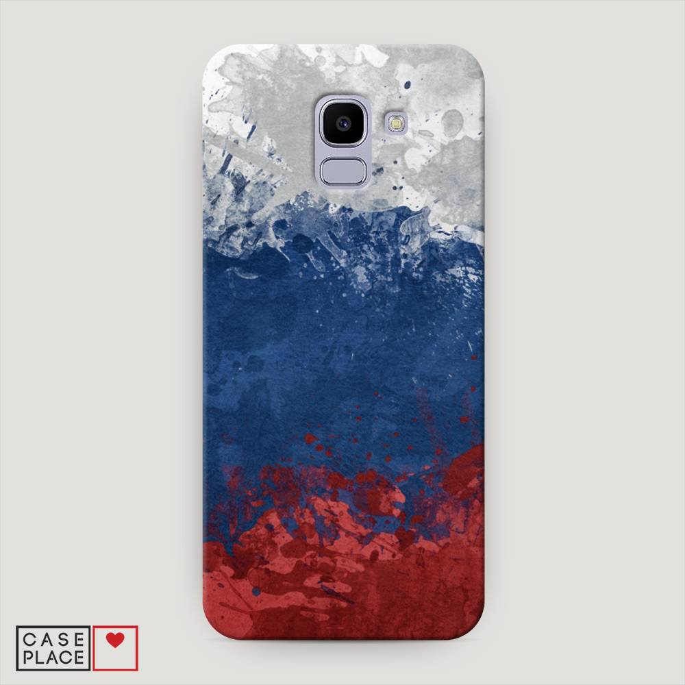

Чехол Awog "Флаг России неровный" для Samsung Galaxy J6 2018, 26120-4