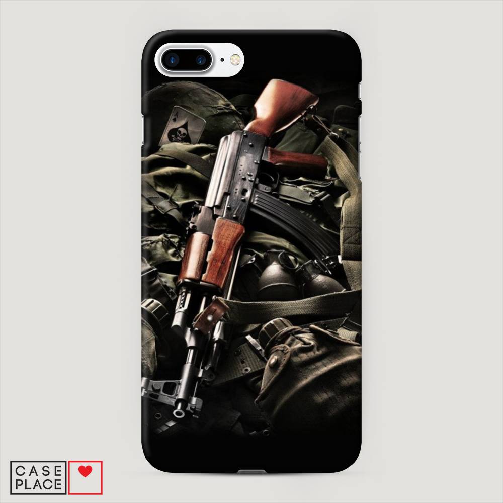 

Пластиковый чехол "Автомат" на Apple iPhone 7 Plus, 10720-4