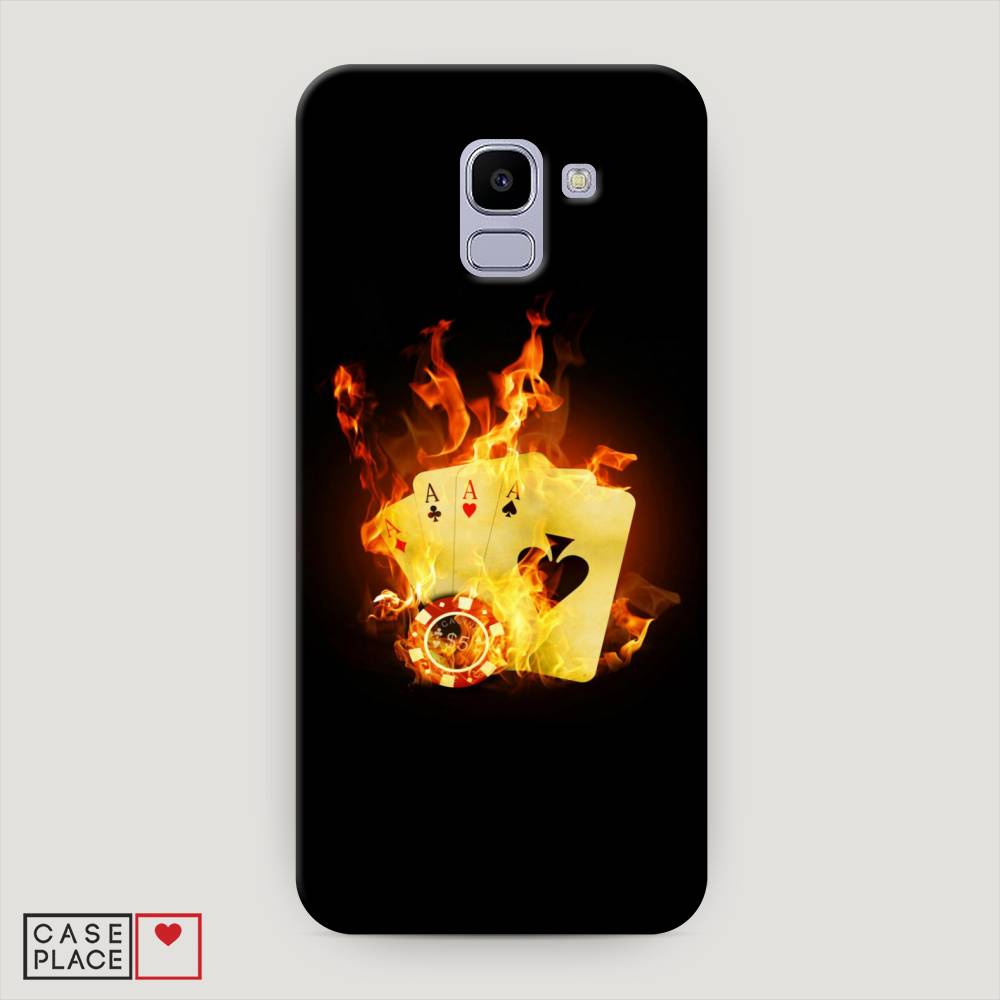 

Чехол Awog "Горящие карты" для Samsung Galaxy J6 2018, 26120-7