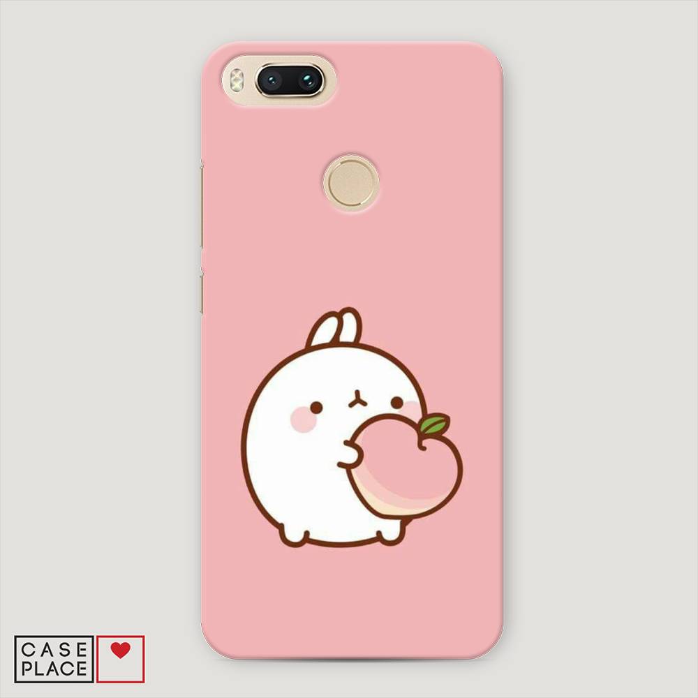 

Пластиковый чехол "Кролик с персиком" на Xiaomi Mi A1