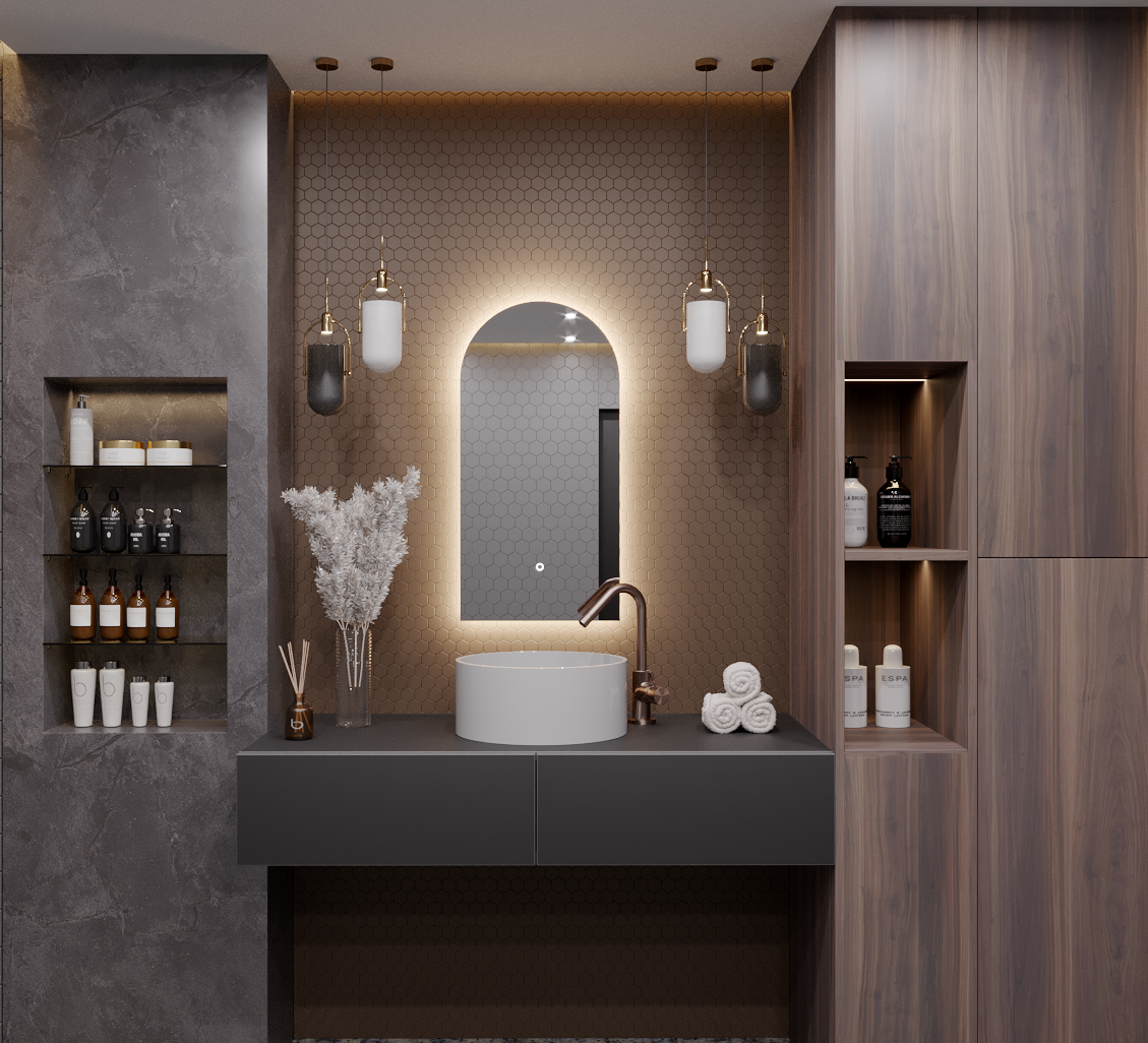 Зеркало для ванной Alias Медея 90*50 с нейтральной LED-подсветкой