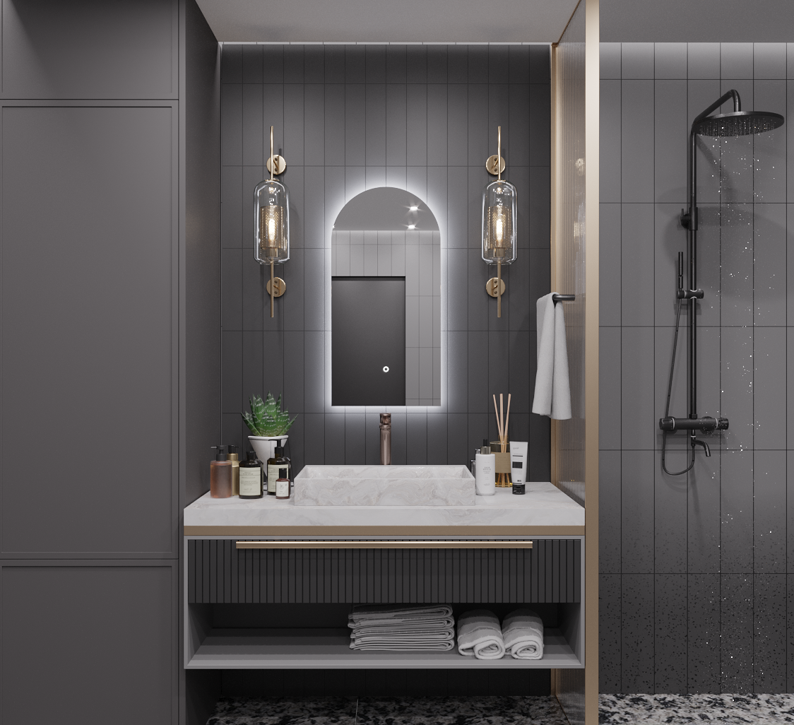 Зеркало для ванной Alias Медея 80*40 с холодной LED-подсветкой