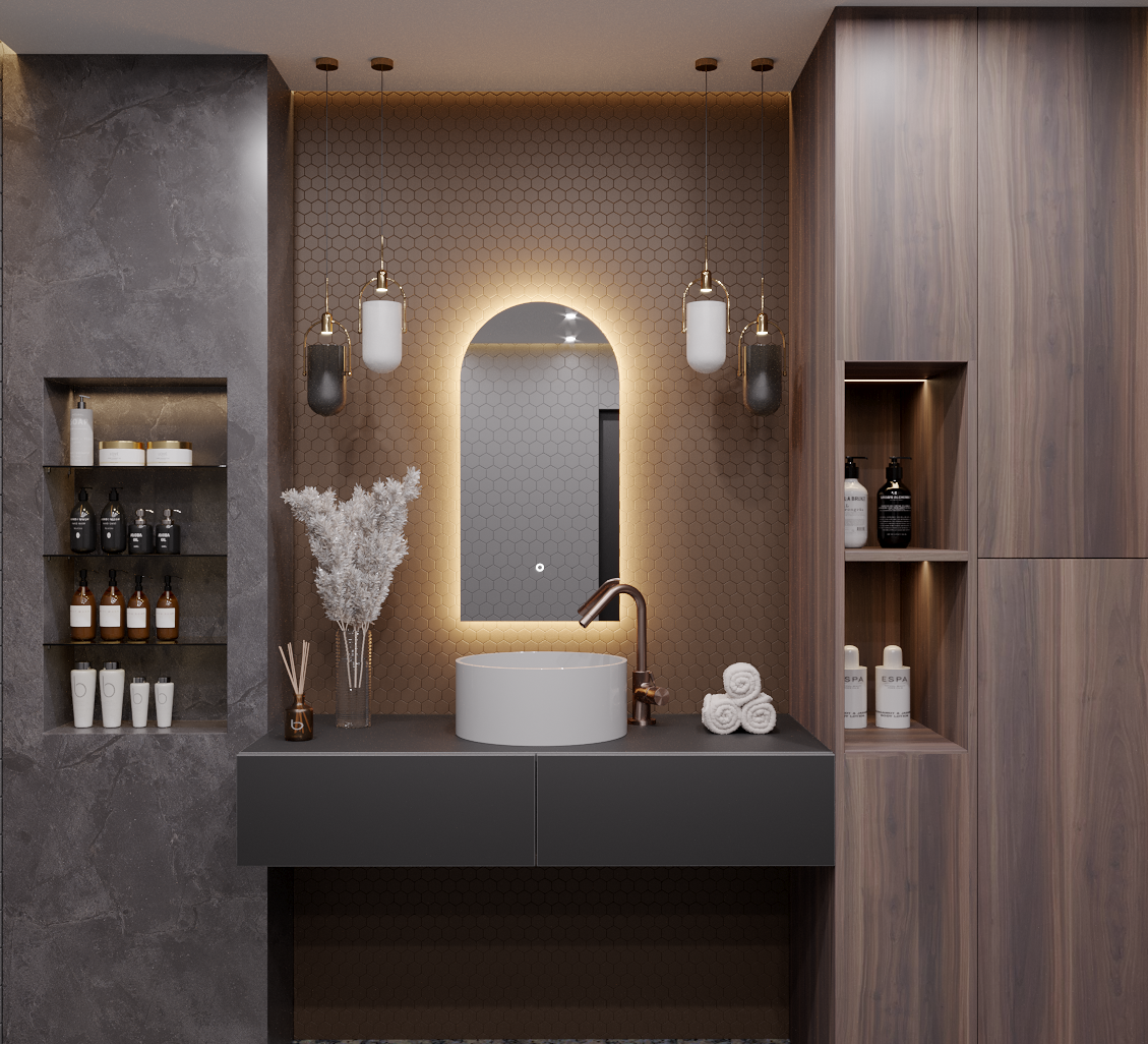 Зеркало для ванной Alias Медея 110*60 с тёплой LED-подсветкой