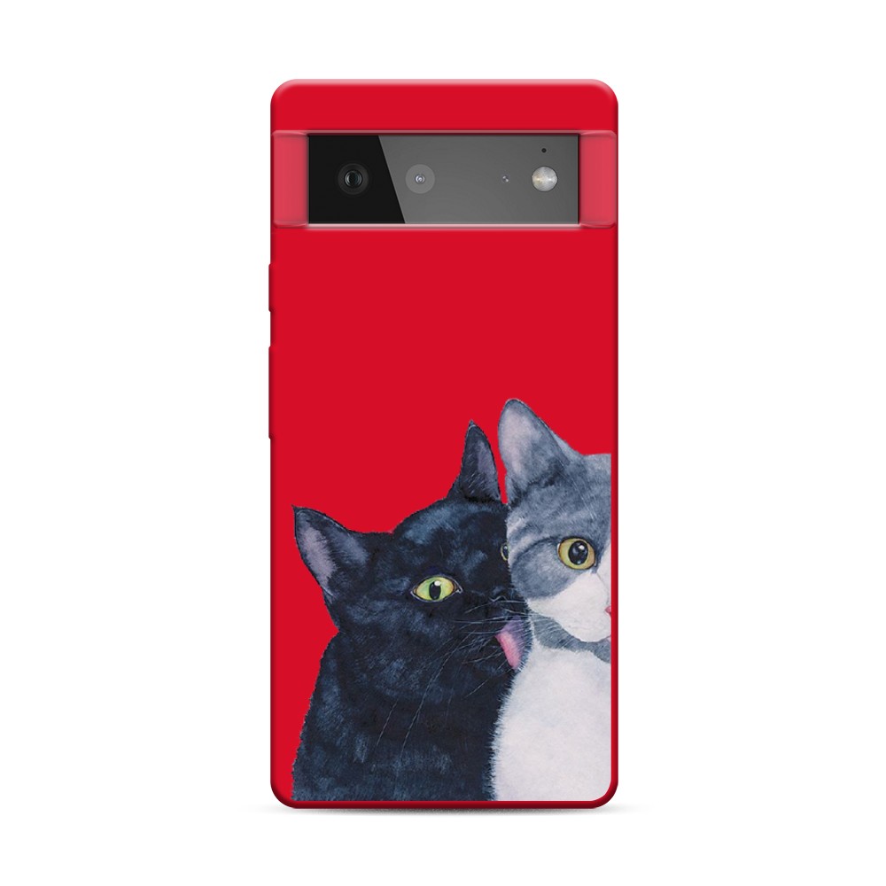 

Чехол Awog на Google Pixel 6 "Кошачья любовь", Разноцветный, 270853-1