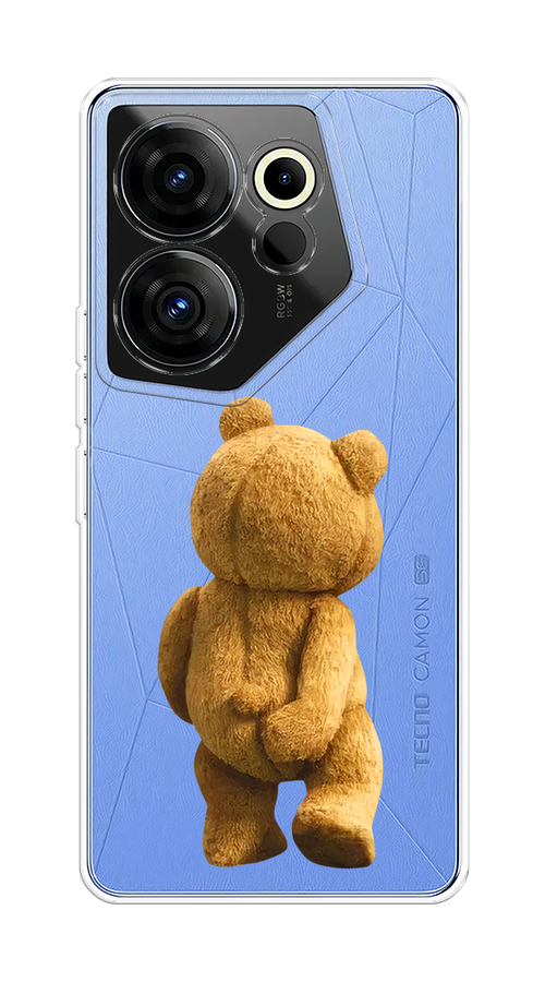 

Чехол на Tecno Camon 20 Premier "Медвежья спина", Коричневый;прозрачный, 304250-1