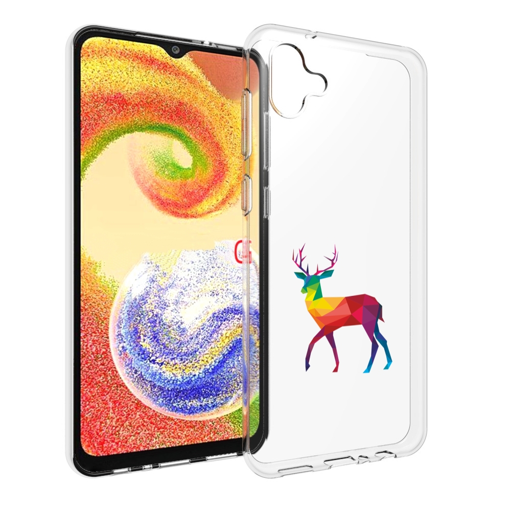 

Чехол MyPads геометрический олень для Samsung Galaxy A04, Прозрачный, Tocco