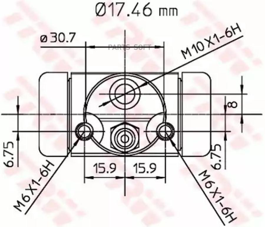 Тормозной Цилиндр_Mb W168 1. 4/1. 6/1. 6D/1. 7Cdi 97