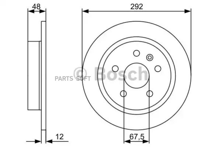 

Тормозной диск Bosch 0986479C73