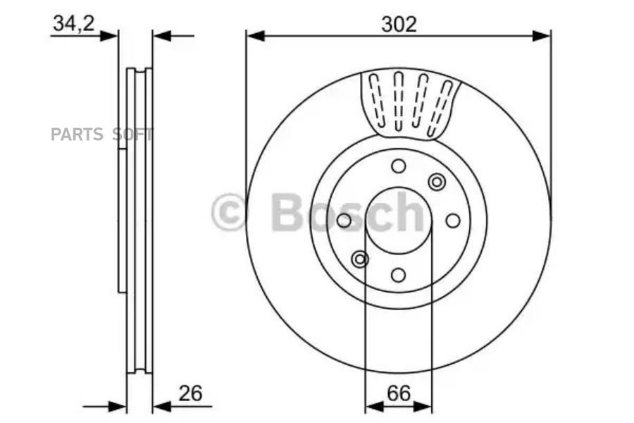 

Тормозной диск Bosch 0986479C72