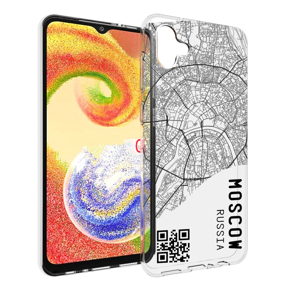 

Чехол MyPads схема-москва для Samsung Galaxy A04, Прозрачный, Tocco