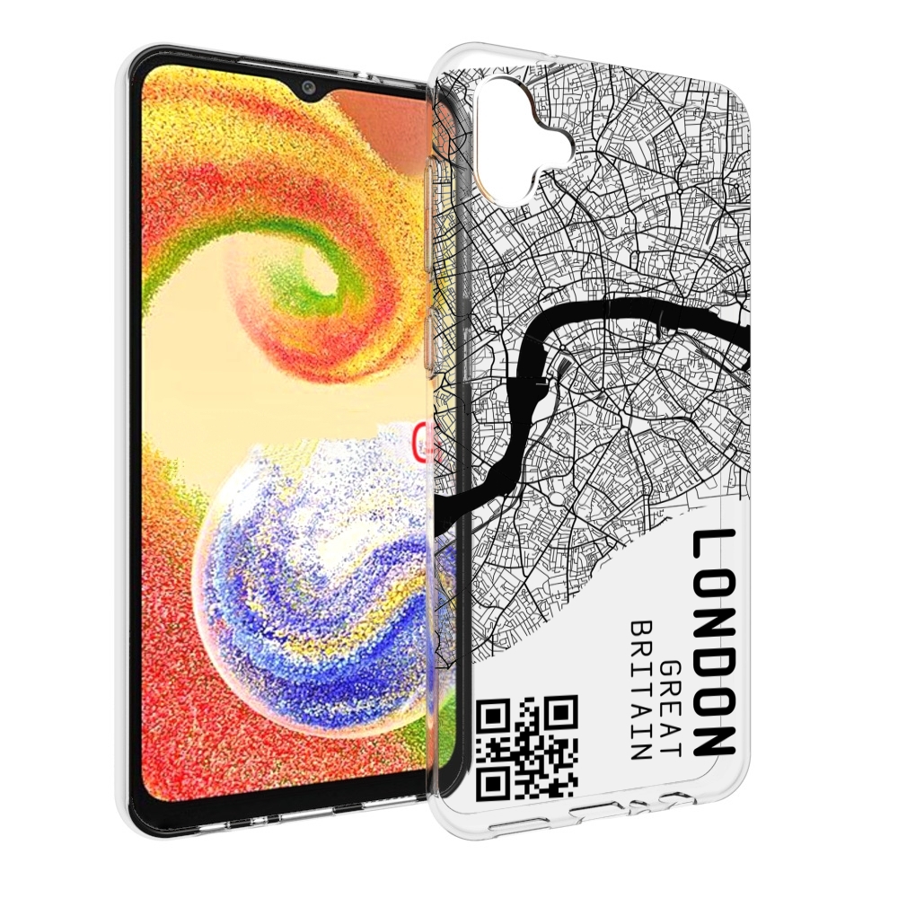 

Чехол MyPads схема-лондон для Samsung Galaxy A04, Прозрачный, Tocco