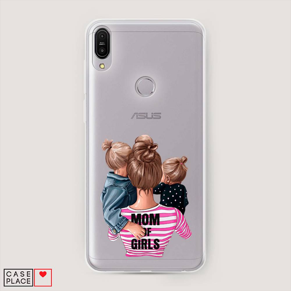 

Чехол Awog на Asus ZenFone Max Pro ZB602KL "Mom of Girls", Синий;розовый;черный, 43550-6