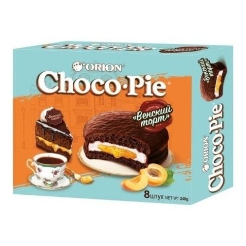 Пирожное Choco Pie бисквитное Венский торт 240 г