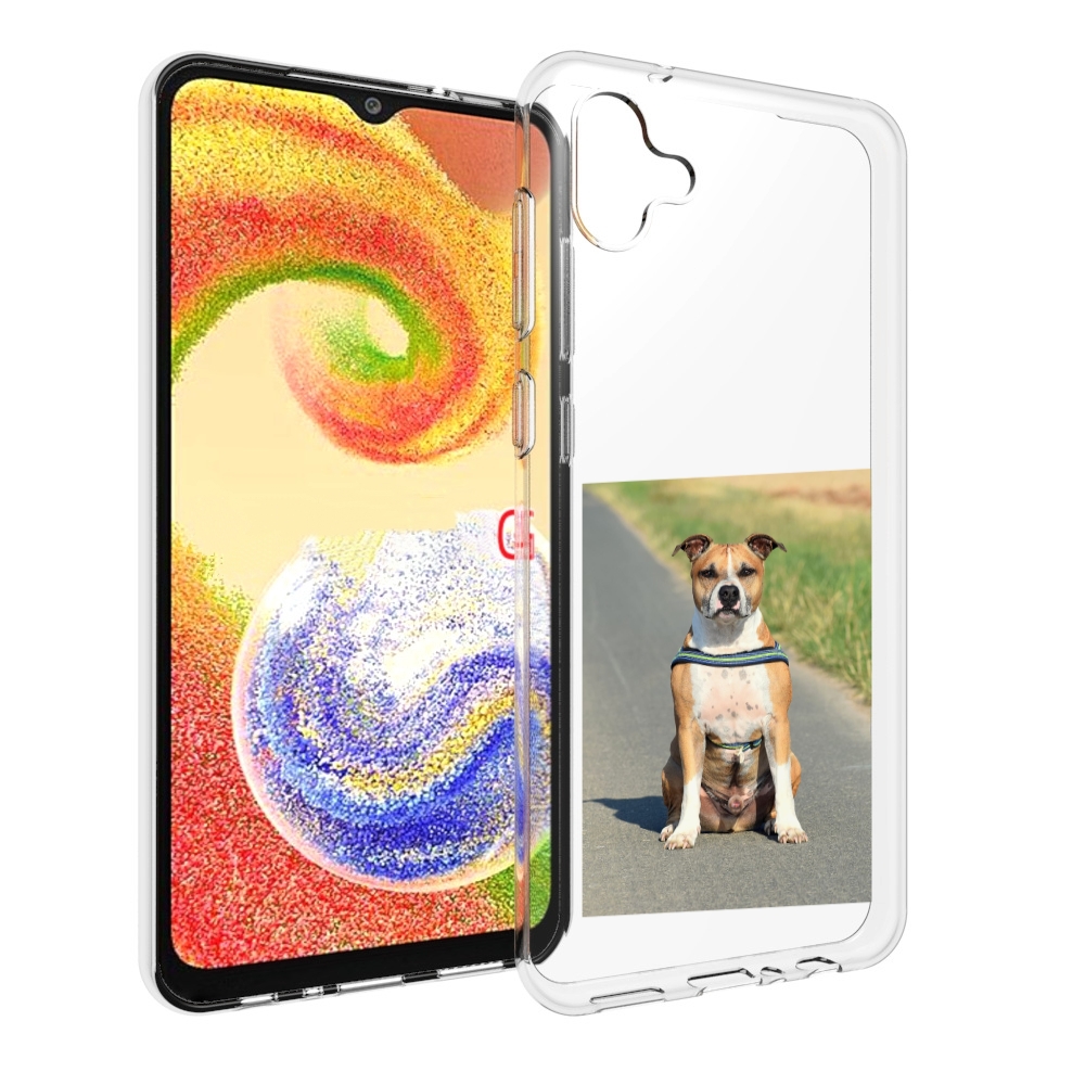 

Чехол MyPads стаффорд терьер для Samsung Galaxy A04, Прозрачный, Tocco
