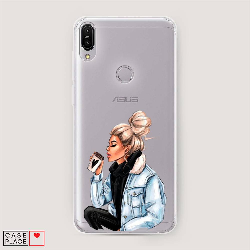 фото Чехол awog "cute girl" для asus zenfone max pro zb602kl