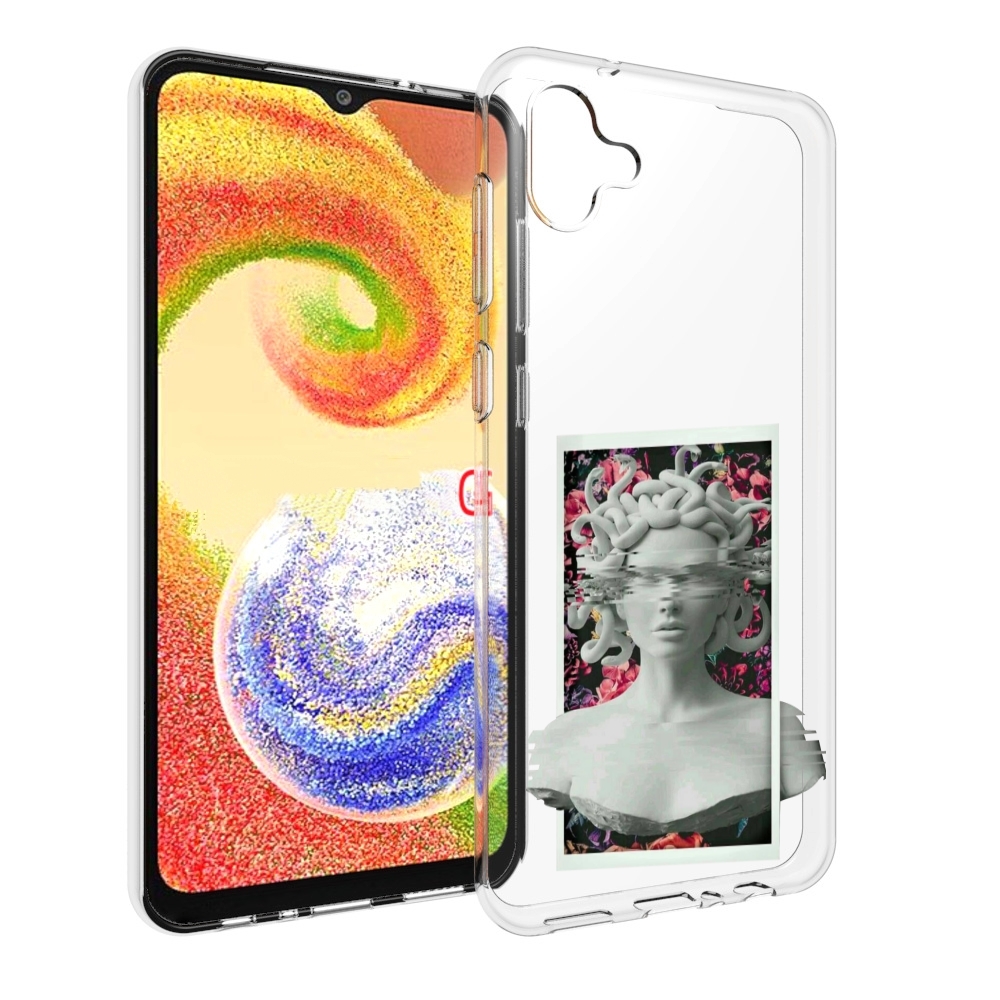 

Чехол MyPads статуя-медузы для Samsung Galaxy A04, Прозрачный, Tocco