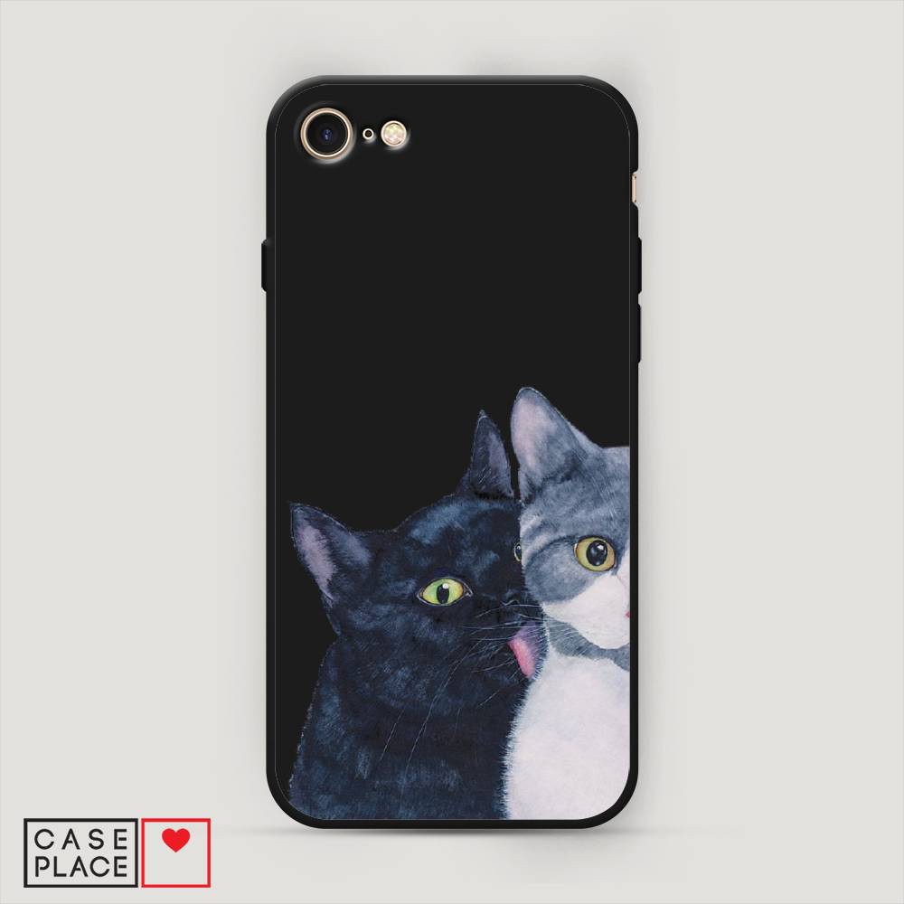 

Чехол Awog на Apple iPhone 8 / Айфон 8 "Кошачья любовь", Разноцветный, 10852-1