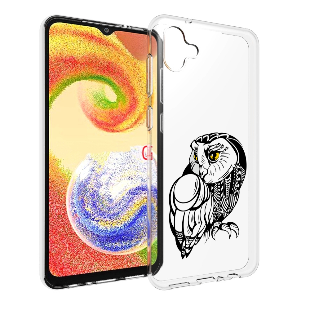 

Чехол MyPads сова-красотка для Samsung Galaxy A04, Прозрачный, Tocco