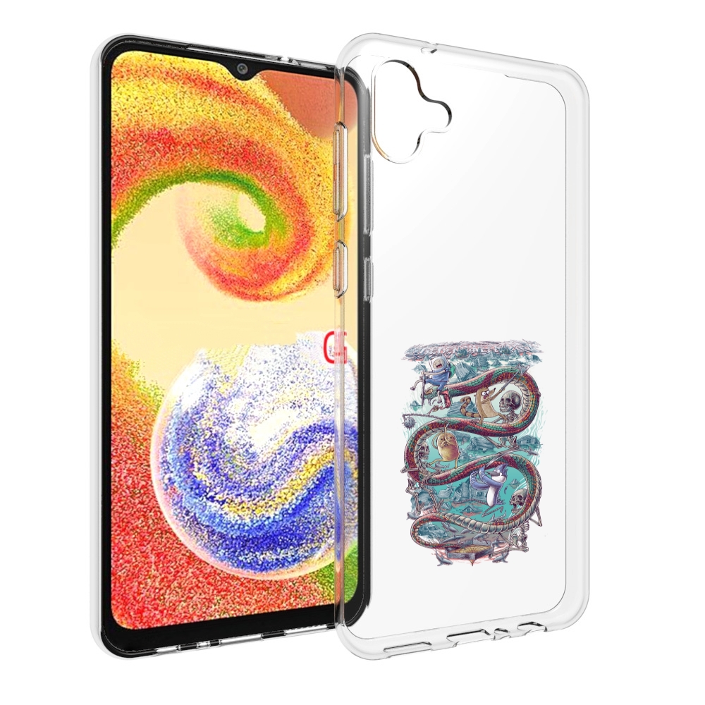 

Чехол MyPads время приключений страшилка для Samsung Galaxy A04, Прозрачный, Tocco