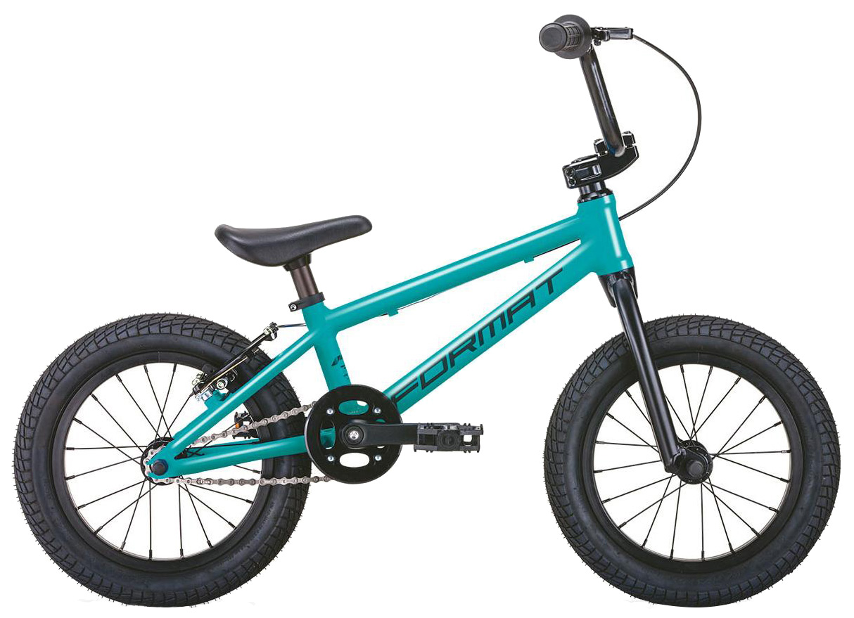 Велосипед детский Format Kids BMX 14 2021, цвет зеленый