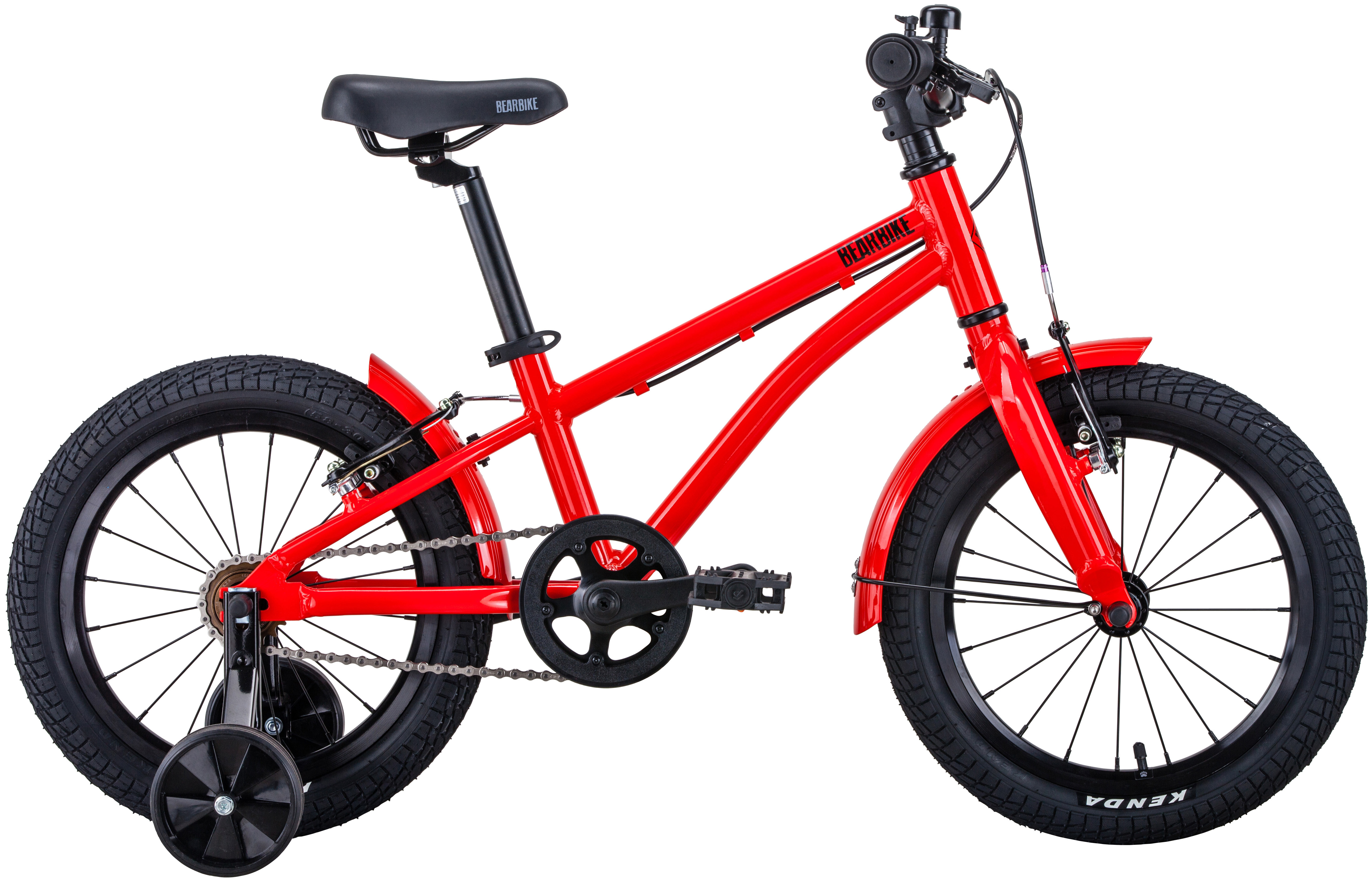 Велосипед детский Bear Bike Kitez 16 2021, цвет красный