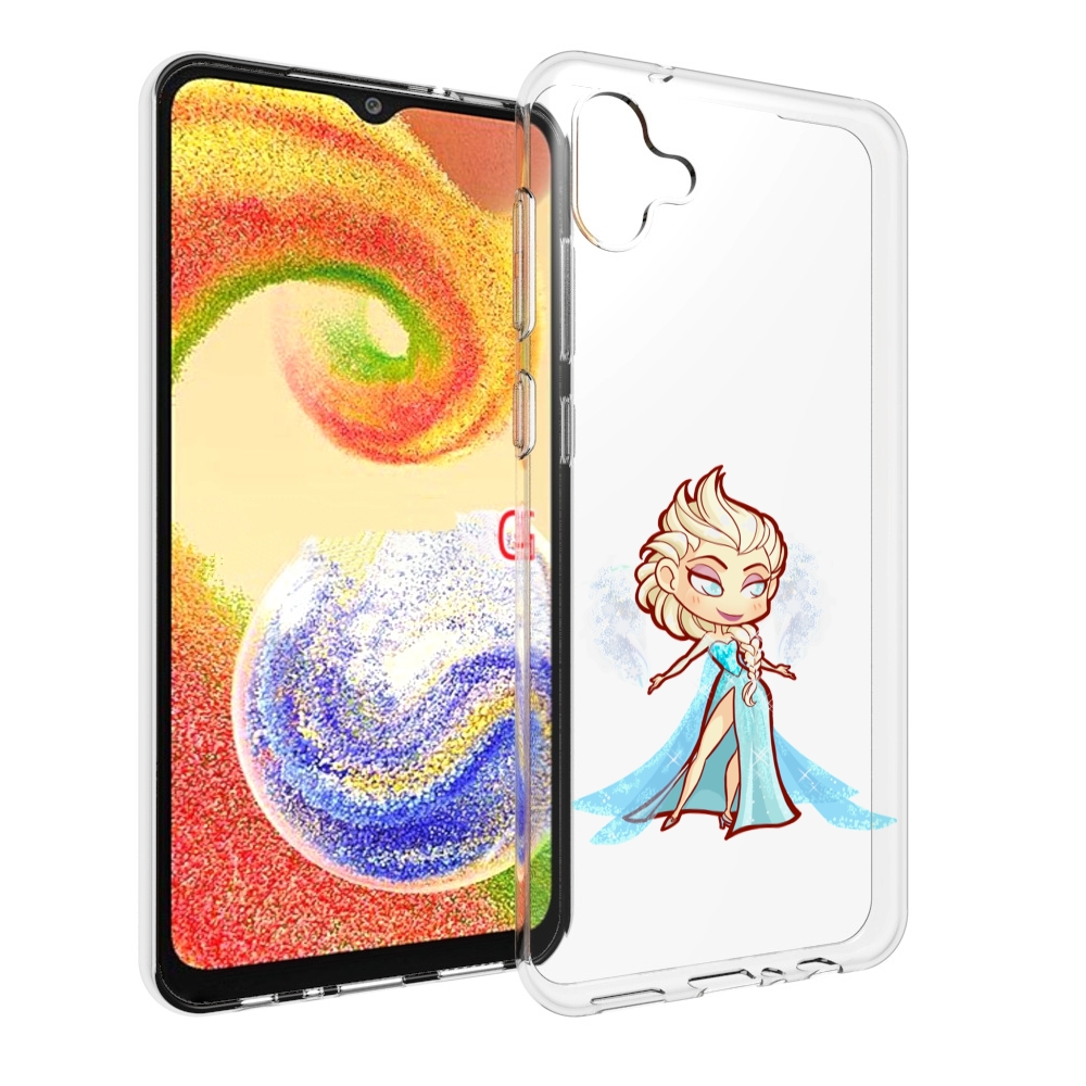 

Чехол MyPads снежная-принцесса женский для Samsung Galaxy A04, Прозрачный, Tocco