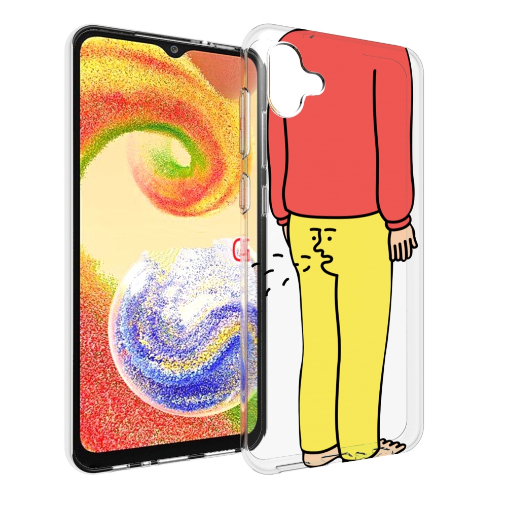 

Чехол MyPads смешной-мужчина для Samsung Galaxy A04, Прозрачный, Tocco