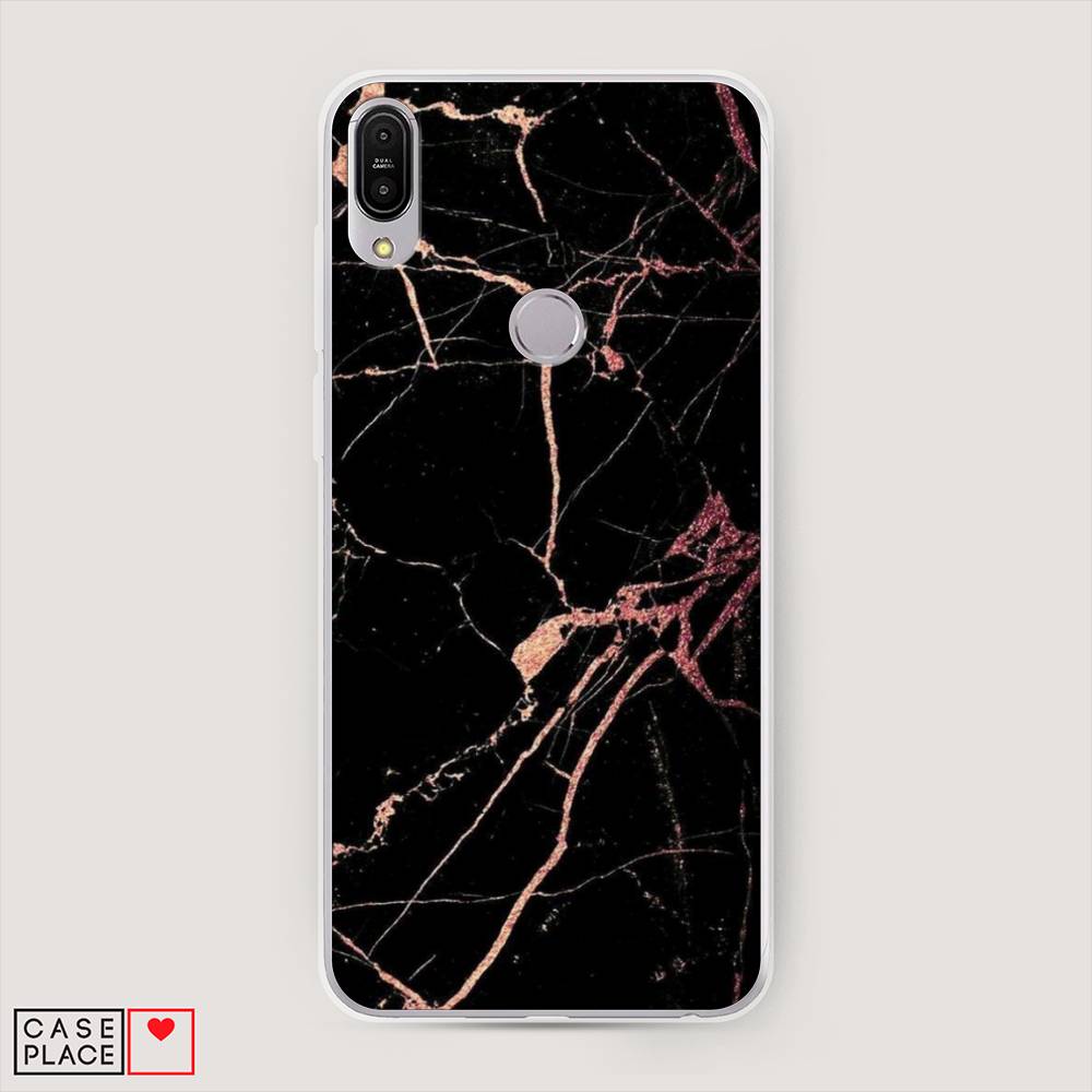 фото Чехол awog "мрамор розовое золото" для asus zenfone max pro zb602kl